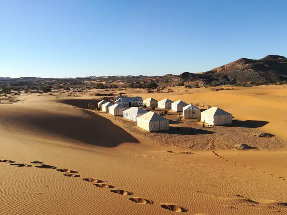 Bivouac dans le desert